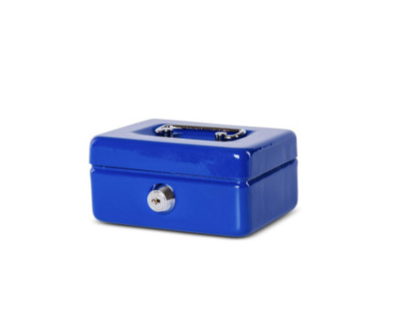 MAUL Caisse à monnaie avec fente tirelire, bleu