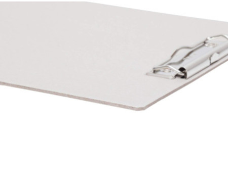 MAUL Porte-bloc, en carton avec pince, A4, gris