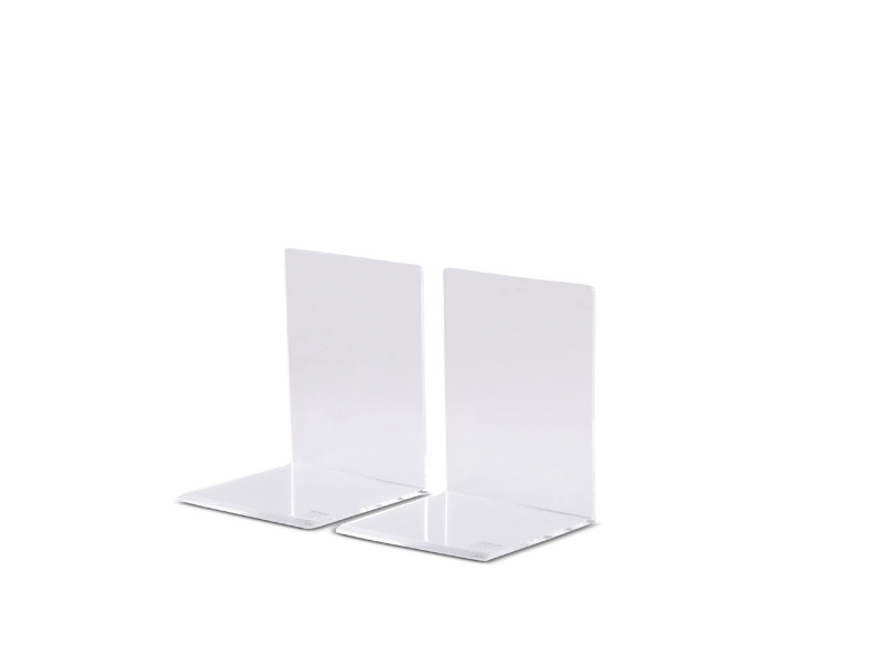 MAUL Serre-livres en acrylique, transparent, 80x100x100 mm