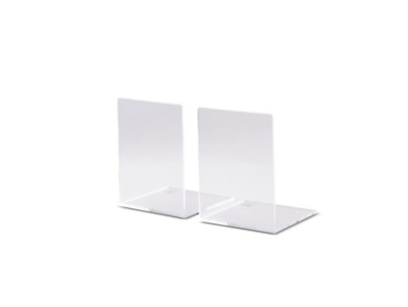 MAUL Serre-livres en acrylique, transparent, 80x100x100 mm