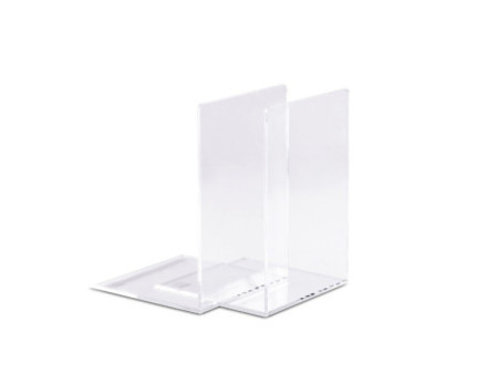 MAUL Serre-livres en acrylique, transparent, 100x100x130 mm