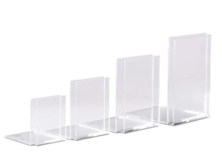 MAUL Serre-livres en acrylique, transparent, 100x100x130 mm