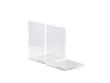 MAUL Serre-livres en acrylique, transparent, 120x120x170 mm