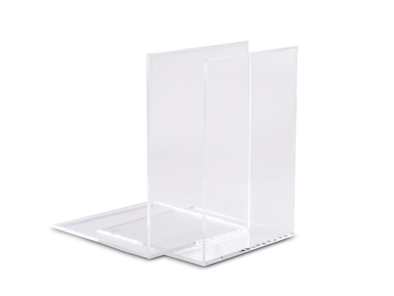 MAUL Serre-livres en acrylique, transparent, 150x160x210 mm