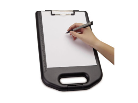 MAUL Porte-bloc avec module de rangement, A4, noir