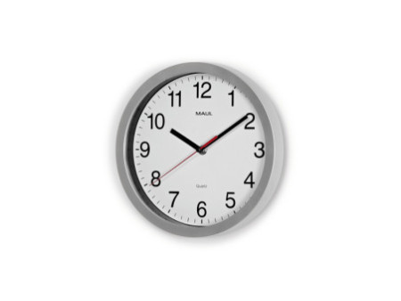 MAUL Horloge murale/horloge quartz MAULrun, diamètre: 250 mm