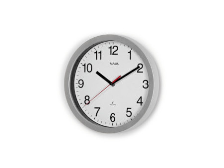 MAUL Horloge murale/horloge radio MAULrun, diamètre: 250 mm