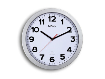 MAUL Horloge murale/horloge radio MAULstep, diamètre: 300mm