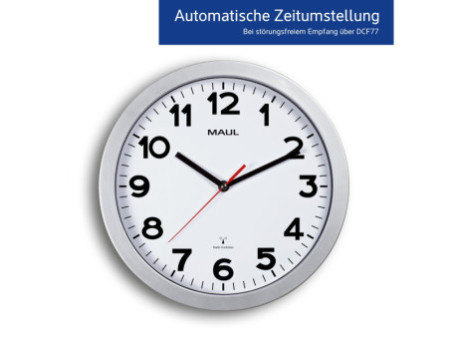 MAUL Horloge murale/horloge radio MAULstep, diamètre: 300mm