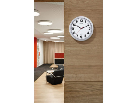 MAUL Horloge murale/horloge radio MAULstep, diamètre: 300mm