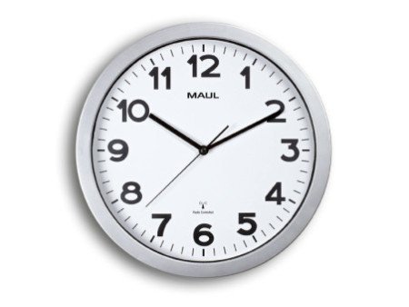 MAUL Horloge murale/horloge radio MAULstep, diamètre: 350mm