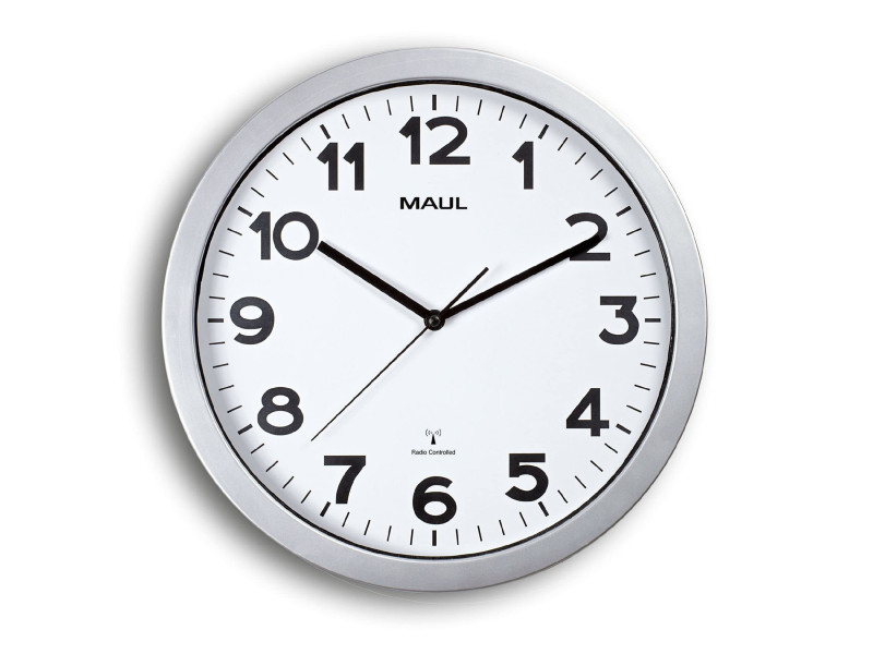 MAUL Horloge murale/horloge radio MAULstep, diamètre: 350mm