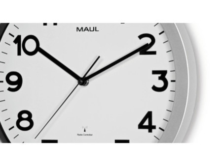 MAUL Horloge murale/horloge radio MAULstep, diamètre: 350mm