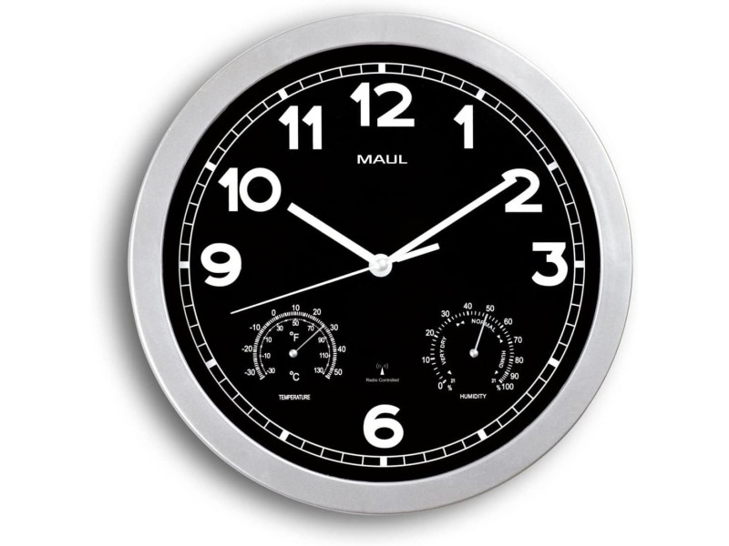 MAUL Horloge murale/horloge radio MAULdrive, diamètre: 300mm