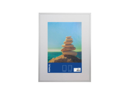 MAUL Cadre photo Aluminium, 290 x 390 mm, argent mat
