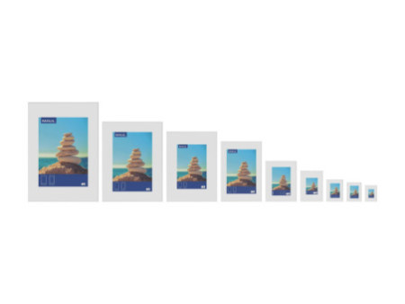 MAUL Cadre photo Aluminium, 140 x 200 mm, argent mat
