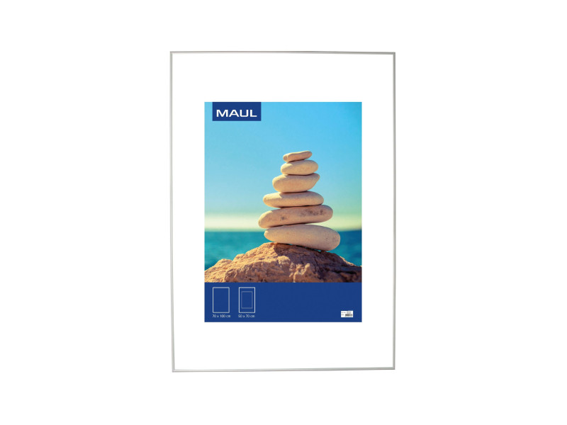 MAUL Cadre photo Aluminium, 700 x 1.000 mm, B1