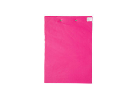 MAUL Porte-bloc, A4, plastifié, rose vif