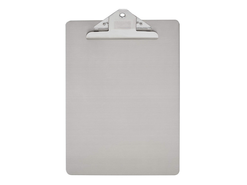 MAUL Porte-bloc MAULsteel, acier inoxydable, A4, argent