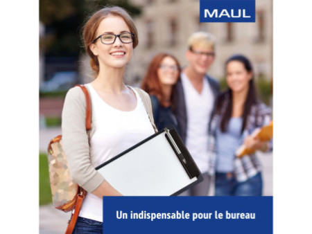MAUL Porte-bloc MAULgo uni Recycling, A4, blanc