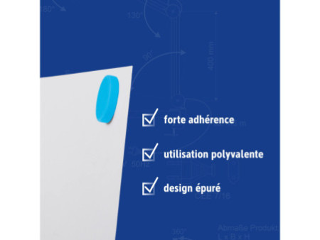 MAUL Aimant néodyme, en forme de pastille, silicone, 18 mm