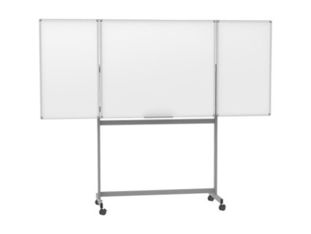 MAUL Tableau blanc mobile pliable MAULstandard, 1000x1200 mm