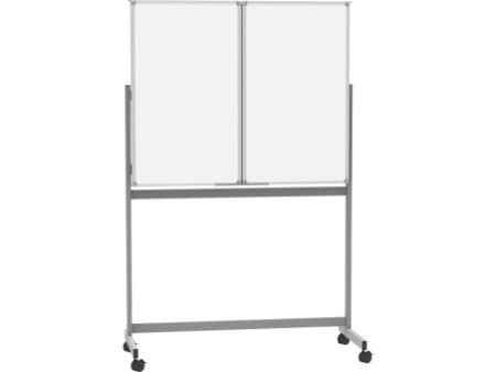 MAUL Tableau blanc mobile pliable MAULstandard, 1000x1200 mm
