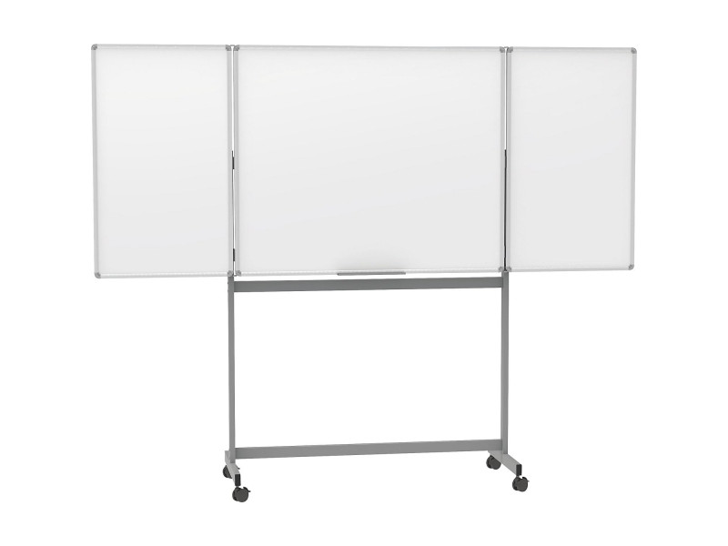 MAUL Tableau blanc mobile pliable MAULstandard, 1000x1500 mm