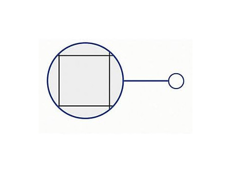 MAUL Tableau quadrillé MAULstandard, quadrillage 20 x 20 mm