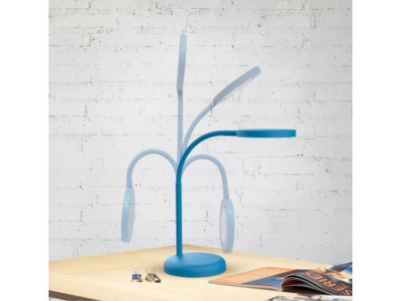 MAUL Lampe de bureau à LED MAULjoy, socle, atlantic blue