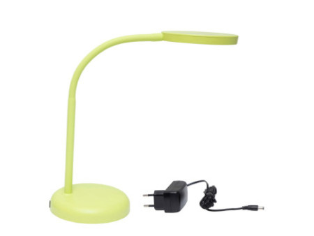 MAUL Lampe de bureau à LED MAULjoy, socle, lime
