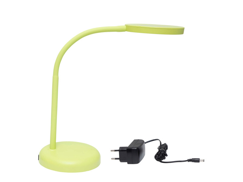 MAUL Lampe de bureau à LED MAULjoy, socle, lime