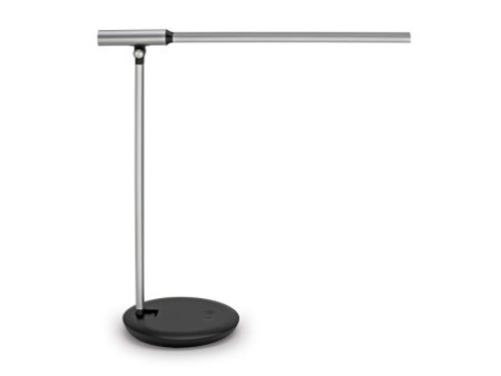 MAUL Lampe de bureau LED MAULrubia colour vario, argent/noir