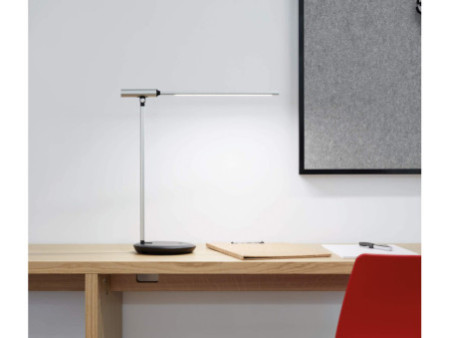 MAUL Lampe de bureau LED MAULrubia colour vario, argent/noir
