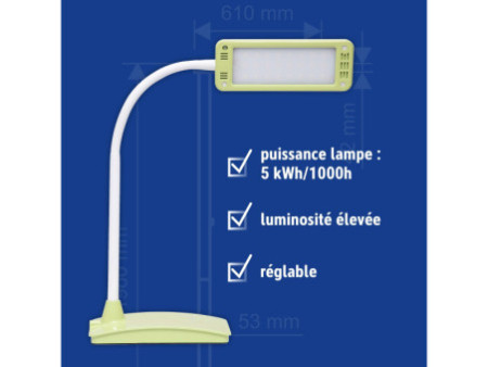 MAUL Lampe de bureau à LED MAULpearly colour vario, lime