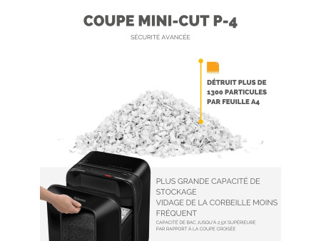 Fellowes Destructeur de documents Powershred LX200, noir