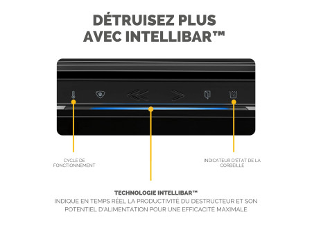 Fellowes Destructeur de documents Powershred LX200, noir