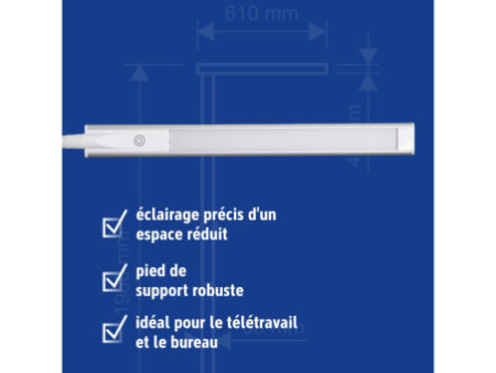 MAUL Lampadaire à LED MAULpirro, dimmable, blanc