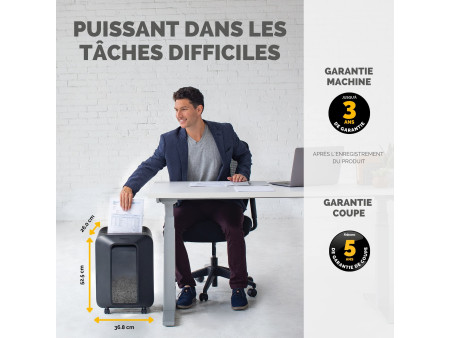 Fellowes Destructeur de documents Powershred LX200, noir