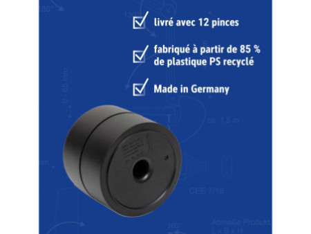 MAUL Distributeur de pinces mauly MAULpro Recycling, noir