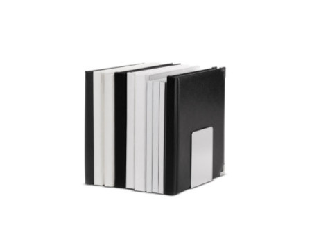 MAUL Serre-livres, en aluminium, (L)80 x (P)100 x (H)100 mm