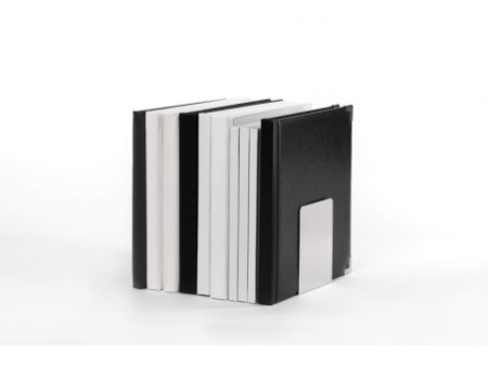 MAUL Serre-livres, en aluminium, (L)80 x (P)100 x (H)100 mm