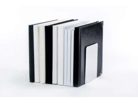 MAUL Serre-livres, en aluminium, (L)100 x (P)100 x (H)130 mm