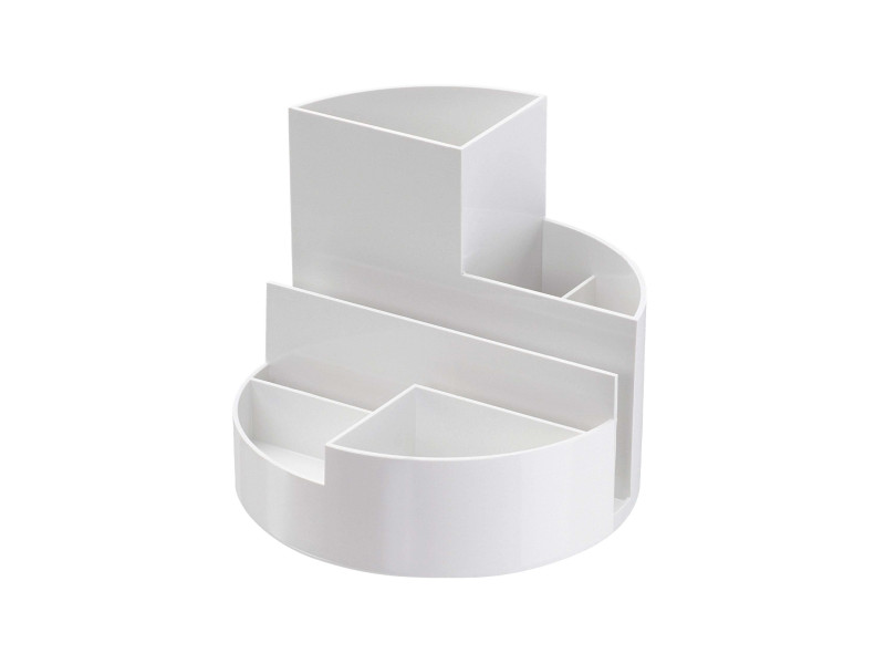 MAUL Multipot MAULrundbox Recycling, rond, blanc