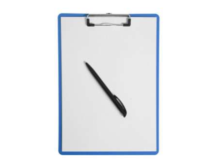 MAUL Porte-bloc avec pince MAULflexx, A4, bleu / noir