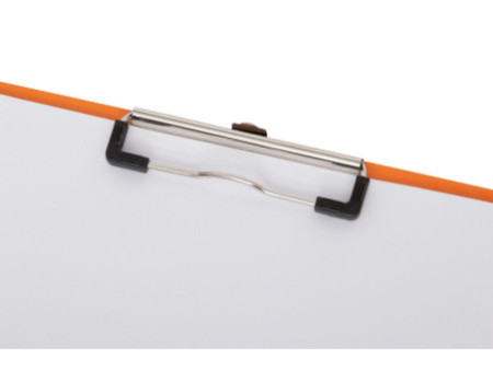MAUL Porte-bloc avec pince MAULflexx, A4, orange / noir