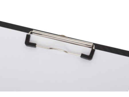 MAUL Porte-bloc avec pince MAULflexx, A4, noir / noir