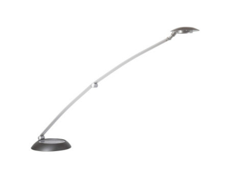 MAUL Lampe de bureau LED MAULspace, variateur, argent/noir