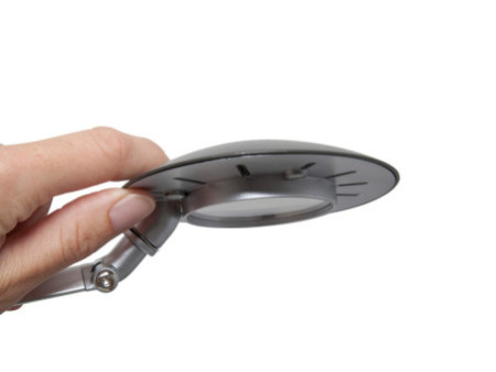 MAUL Lampe de bureau LED MAULspace, variateur, argent/noir