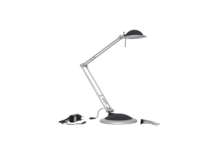 MAUL Lampe de bureau LED MAULbusiness, argent/noir